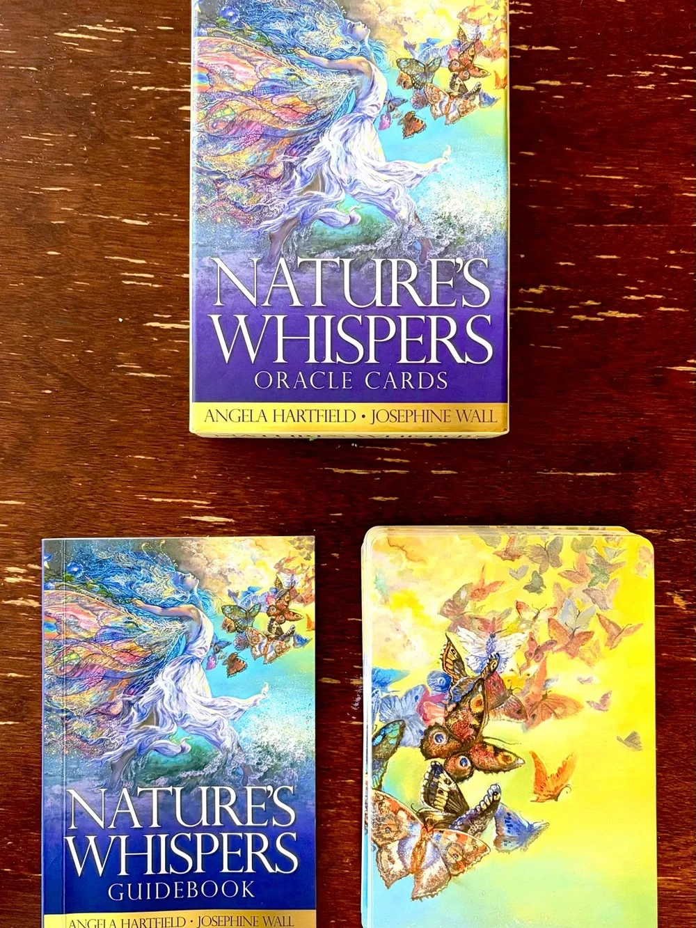 Nature’s Whispers Oracle Cards Deck Guidebook Angela Hartfield Set - Picture 5 of 5